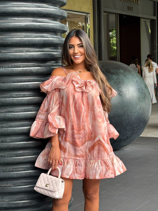 Off-the-shoulder dress