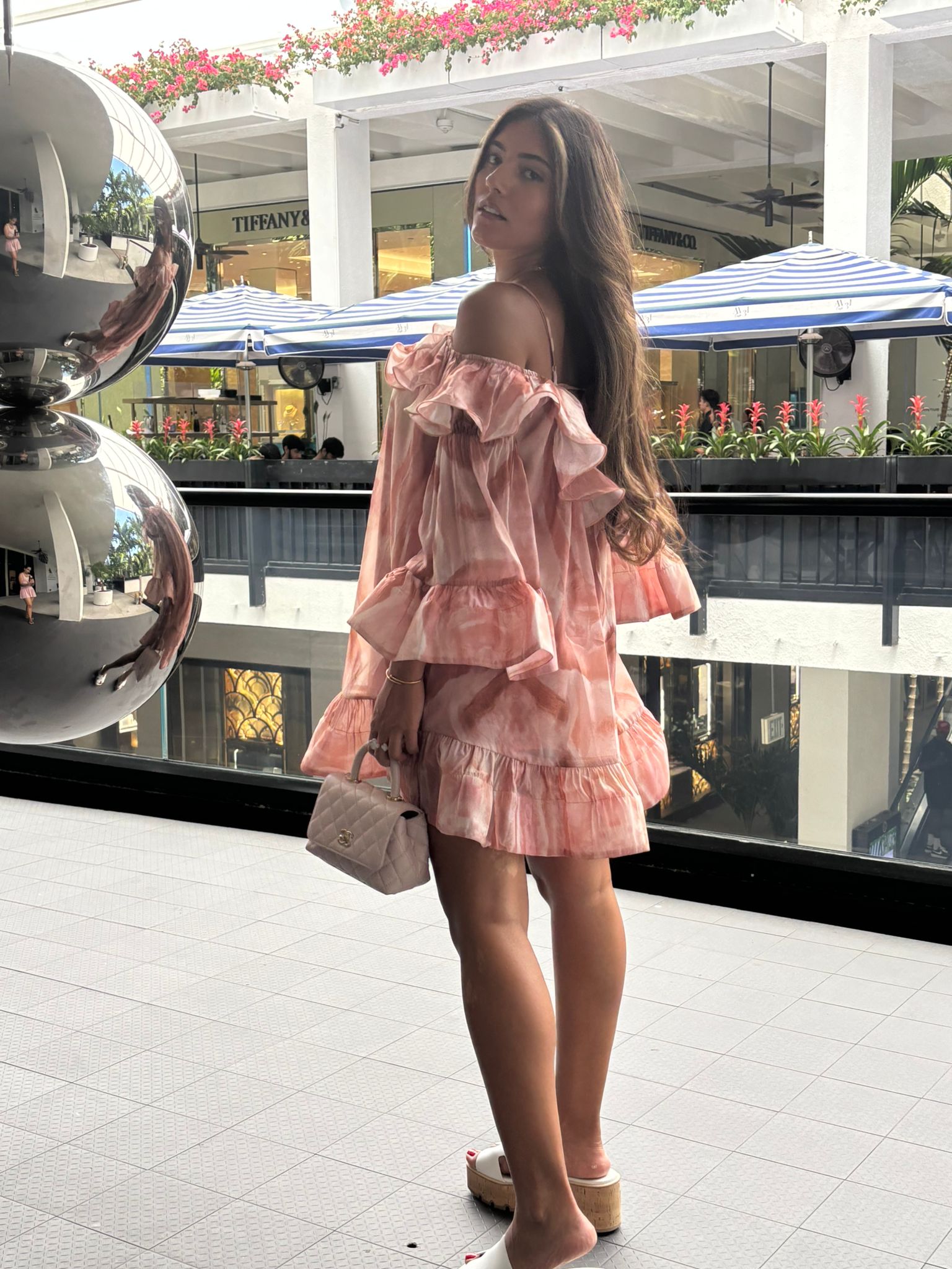 Off-the-shoulder dress